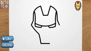 Как нарисовать Железный человек (Мстители)