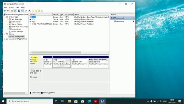 How to Check Disk Partition Style| disc partition Kaise check Karen|डिस्क पार्टिशन कैसे चेक करें смотреть онлайн