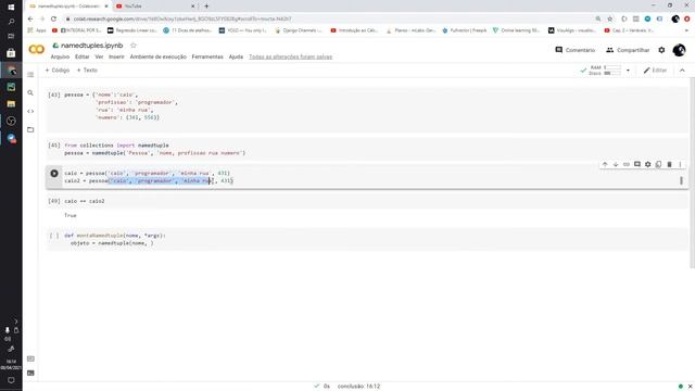 NAMEDTUPLE | PYTHON смотреть онлайн
