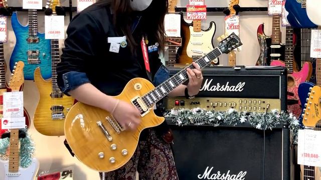 Gibson Slash Signature Les Paul Standard Appetite Amber #229420392 Tone Check смотреть онлайн