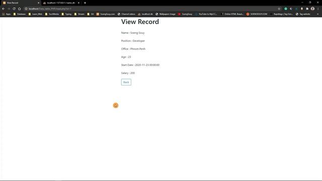 Full Project PHP Insert, View, Update , Delete смотреть онлайн