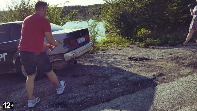 КАК Я ЧУТЬ НЕ СЖЕГ СВОЮ БМВ Е34.ОГНЕННЫЙ ВЫХЛОП.