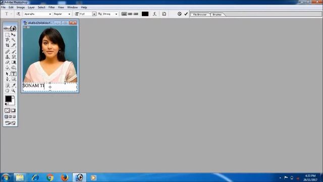 Photoshop Tutorial hindi | Make Passport size Photo with Name and Date | 2017 update| Photoshop смотреть онлайн