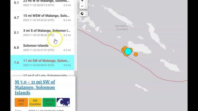 Tsunami Warning, Solomon Islands Earthquake M 7.2, Damage, Power Outage смотреть онлайн