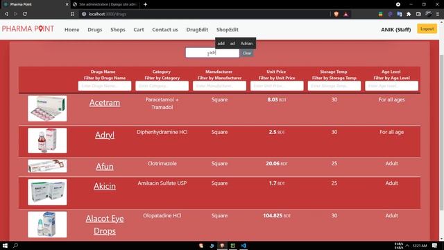 Pharma-Point || Django || Django REST || React JS || Web App смотреть онлайн