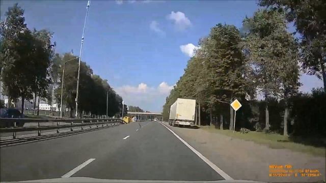 Варшавское шоссе. Вход в Московскую область - Южный обход Подольска - М-2 - МКАД. смотреть онлайн