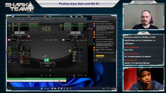 От новичка до регуляра. Разбор игры студента-"олигарха" | Spin & Go смотреть онлайн