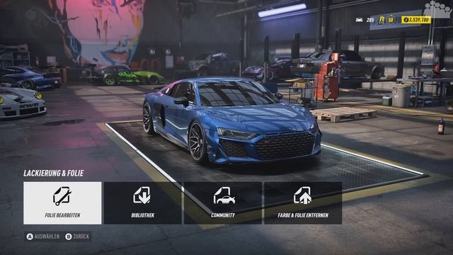 NEED FOR SPEED HEAT - Audi R8 V10 Performance - Racerbuild - NFS Heat Carbuild смотреть онлайн