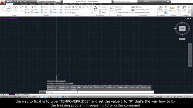 How to fix pressing f8 freeze in AutoCAD смотреть онлайн