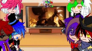 [FNaF] Security Breach react to Another Five Nights[]Part 16[] FNaF song[]