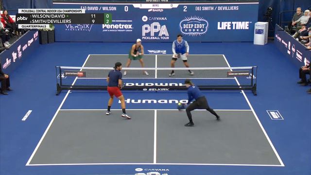 Wilson/David Vs Smith/Devilliers At The Pickleball Central Indoor USA Championships