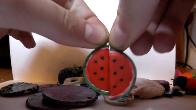 Мои сережки из полимерной глины смотреть онлайн
