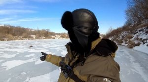 Зимняя рыбалка на реке. Как найти рыбу в глухозимье.