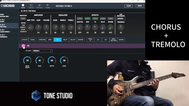 《BOSS TONE STUDIO》for KATANA 50 MKII教學#02 — 如何用TONE STUDIO調整KATANA音色 смотреть онлайн