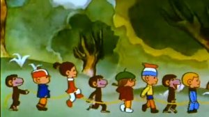 01  Обезьянки  Гирлянда из малышей