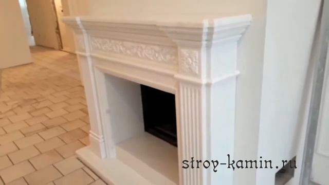 Классический дровяной камин Престон в московской квартире: монтаж под ключ смотреть онлайн