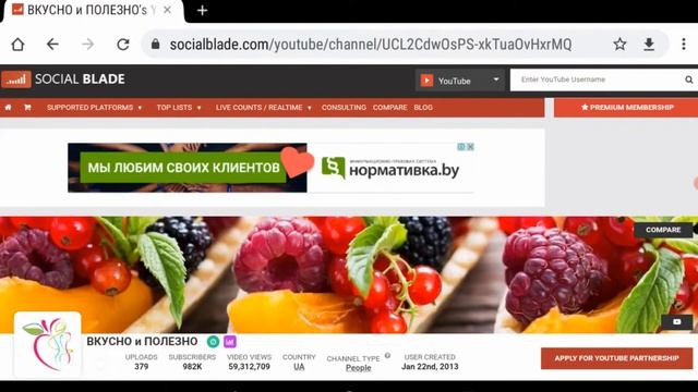 Вкусно и полезно - Сколько зарабатывает на ютуб кулинарный канал смотреть онлайн