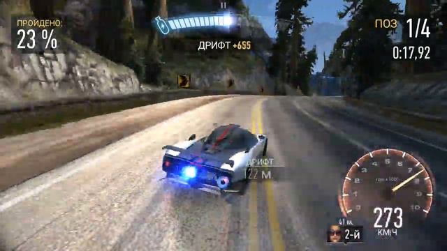 Прохождение события на Pagani Zonda Cinque в NFS NL (2.2) смотреть онлайн