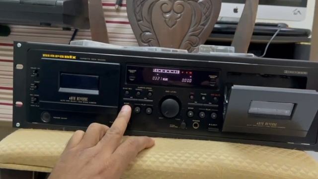 Unboxing Vintage Marantz SD4050 stereo double cassette player / recorder смотреть онлайн