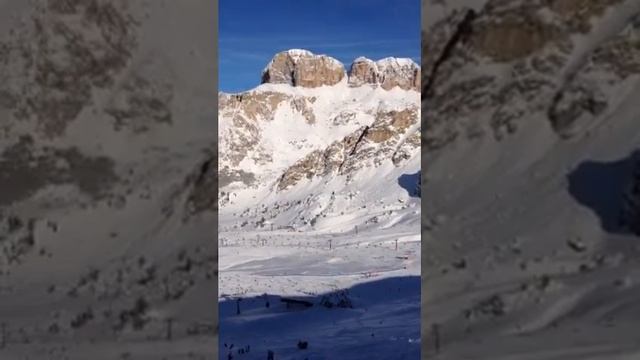 Ski Area Belvedere Canazei Val Di Fassa Dolomiti Italy смотреть онлайн