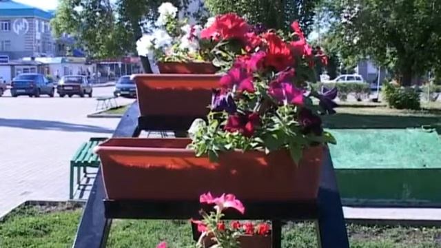 Ежедневно в центре города и в скверах идет посадка цветов. смотреть онлайн