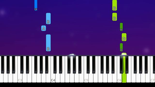 Boa - Duvet (Piano Tutorial) смотреть онлайн