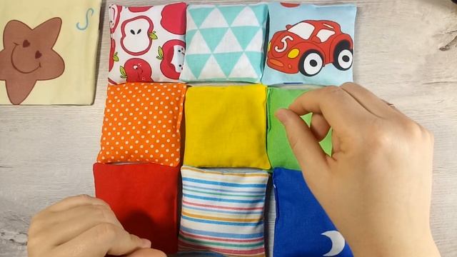 Развивающая игра "Сенсорные (тактильные) мешочки" смотреть онлайн