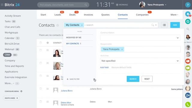 Thiết lập bộ lọc trong Bitrix24 CRM смотреть онлайн