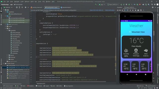 Weather Application - MAD Lab Mini Project - CMRIT смотреть онлайн