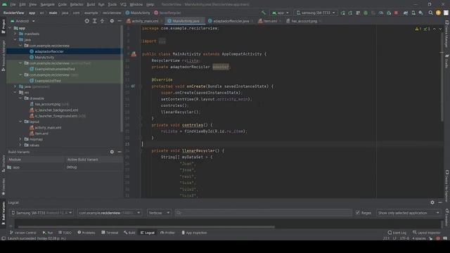 Como hacer un RecyclerView | Android | Java смотреть онлайн