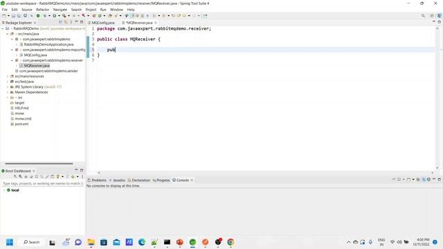 Spring boot RabbitMQ | AMQP | Simple example | Java Expert смотреть онлайн