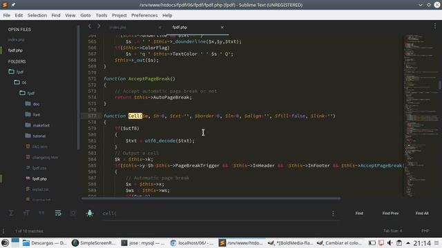 10 - Configuración de Codificación, Color de Relleno y de Dibujo [FPDF - PHP 7] смотреть онлайн
