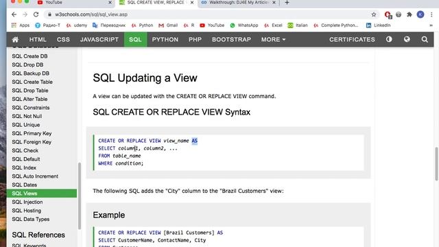 Урок по SQL - 54 - Views смотреть онлайн