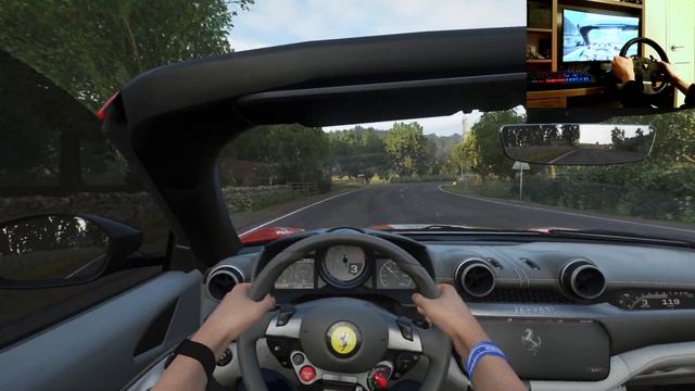 Ferrari Portofino | Forza Horizon 4 | Cockpit View ( Interior View Drive)Thrustmaster TMX Pro