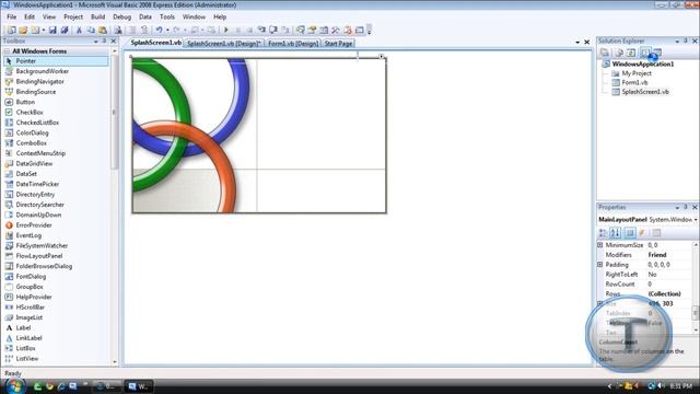 Add a Splash Screen in Visual Basic 2008 смотреть онлайн