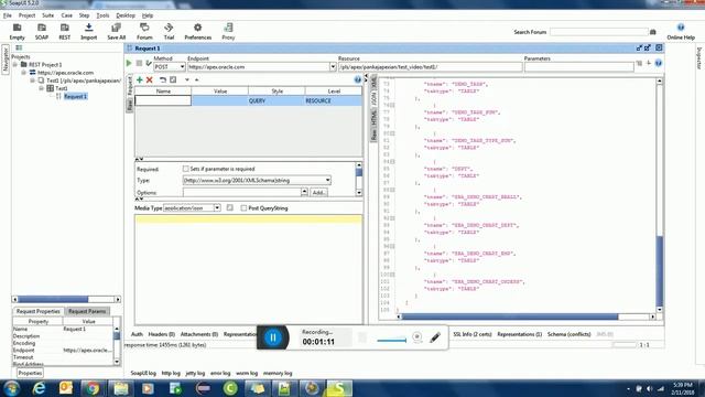 How to Call Webservice on SOAP UI, created on Oracle APEX or on any other technology in 2:24 sec смотреть онлайн