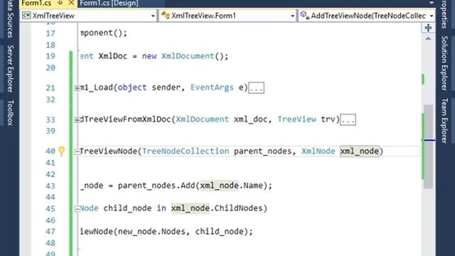 Loading Xml File and Populate TreeView C# смотреть онлайн