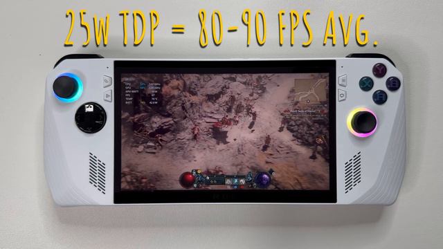Asus Rog Ally: Diablo 4 - Medium Graphics 120 FPS Test (15w/25w/30w TDP) | 1080p Resolution смотреть онлайн