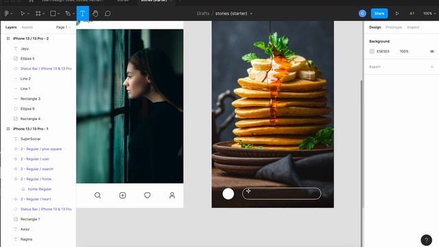 Prototype a Stories app in Figma смотреть онлайн