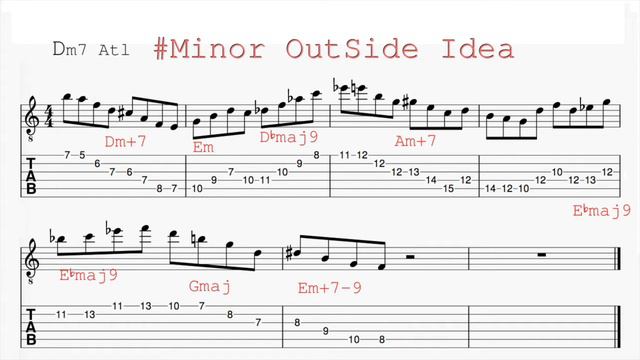 Fusion Dm7Alt Phrase OutSide Idea - GL@ смотреть онлайн