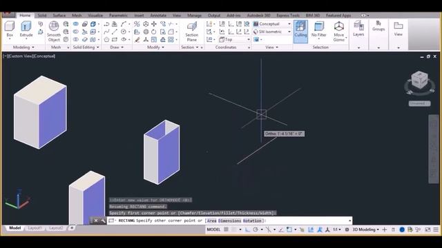 Extrude in AutoCAD - 3D Modeling Basics - Extruding: Solid vs. Surface | Cademate | Ravi Swami смотреть онлайн
