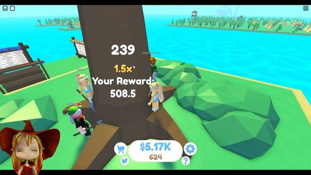 ? FOUR WORKING CODES AND CHOPPING DOWN A MEGA TREE! ROBLOX TIMBER! смотреть онлайн