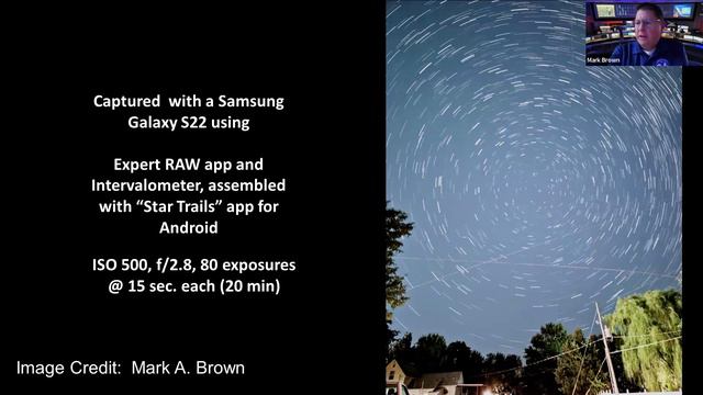 CAA Public Night Zoom Session Smartphone Astrophotography Feb 2024 смотреть онлайн