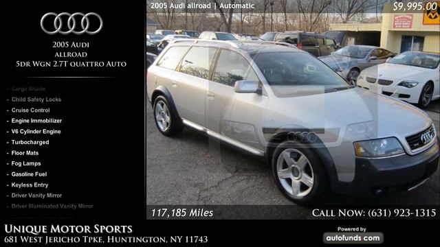 Used 2005 Audi allroad | Unique Motor Sports, Huntington, NY - SOLD смотреть онлайн
