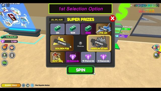 How to Get Golden F22 (VIDEO # 2) in Spin To Win Military Tycoon Roblox смотреть онлайн