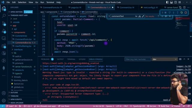 NextJS 13 - Threads App - Stream 3 - Probably the only Next 13 Tutorial you need смотреть онлайн