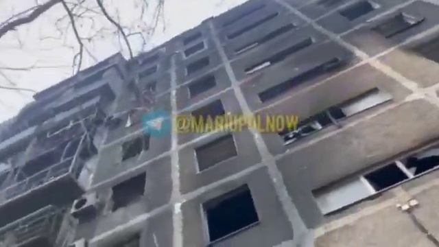 Мариуполь. Котляревского, 8 и 6, 24 марта 22г. смотреть онлайн