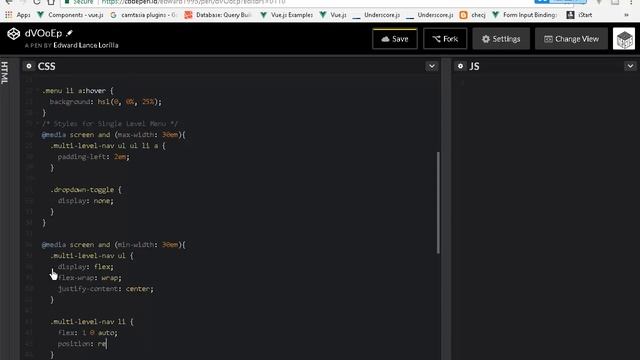 【Vuejs & Flexbox】using flexbox to control multilevel menus with dropdowns with vuejs смотреть онлайн