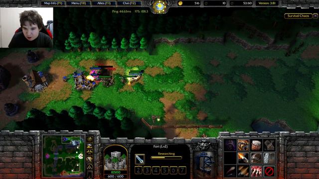 Warcraft 3: Reforged CZ/SK | #1070 | Survival Chaos 3.81 - Rogue ničitel budov смотреть онлайн