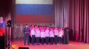 «Встанем» Детский хор школы 32, Родники. ЗАЩИТНИКАМ